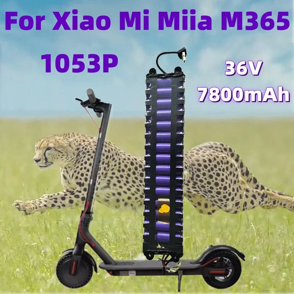 

100% New Original 36V 7800mAH 10S3P 18650 Lithium Ion Battery Pack For Xiaomi M365/Pro/1S Scooter