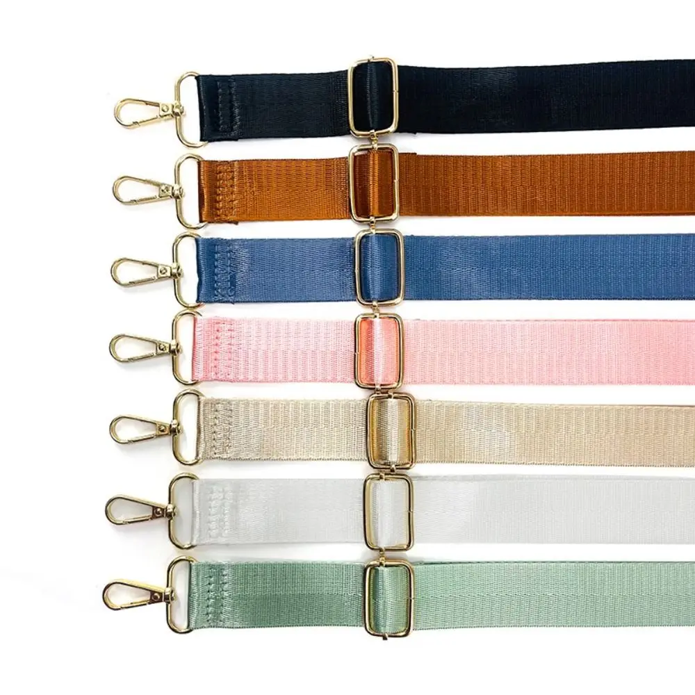 Nylon Bag Strap Solid Color Woman Colored Straps for Crossbody Messenger Shoulder Bag Accessories Adjustable Belts Straps