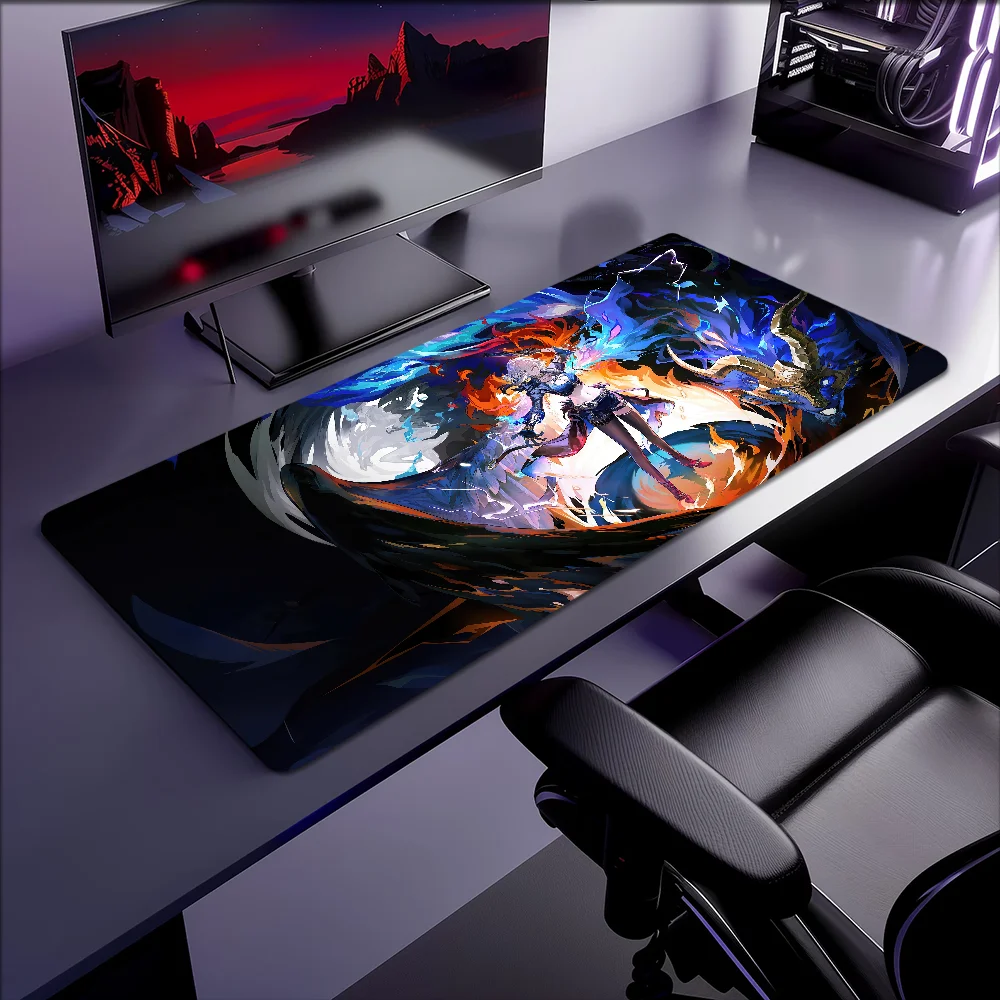 Galbrena Wuthering Waves Game Mouse Pad Non-slip Thickened Large Writing Lockedge Office Student Gaming Cushion MousePad