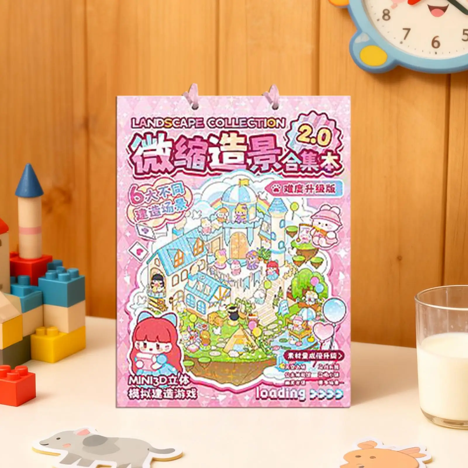 

Набор наклеек для создания миниатюрных пейзажей: милые декоративные стикеры для детей и взрослых, для скрапбукинга, блокнотов, дневников, домашнего декора