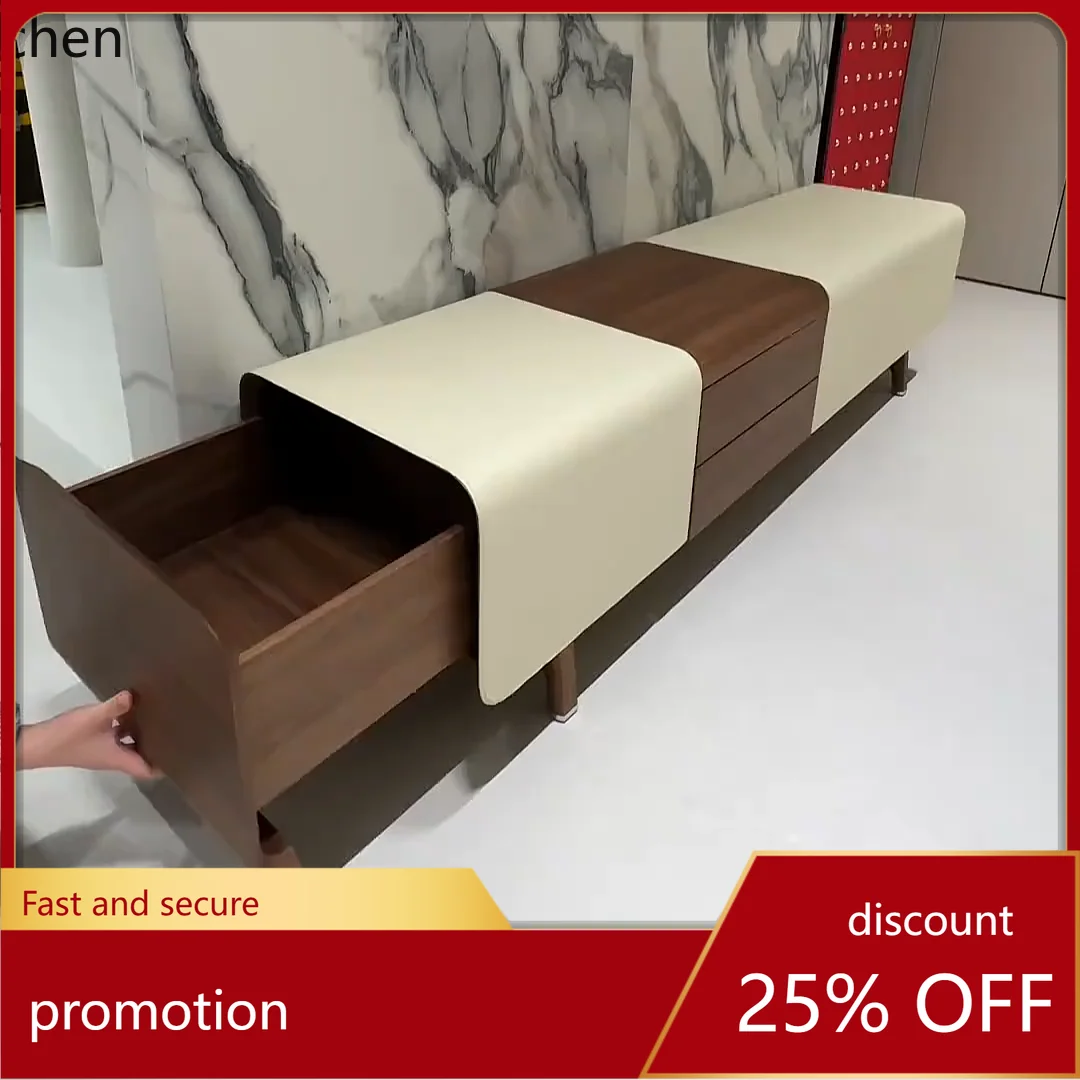 

Табурет-скамья ZML из массива дерева для хранения обуви, длинный, для дома, гостиной, модный, для прихожей