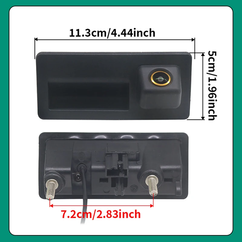 AHD 1080P Vehicle Rear View Trunk Handle Camera for VW Volkswagen Golf Passat B7 B6 Tiguan Jetta MK6 Audi A3 A4 A5 Q5 A6 B6