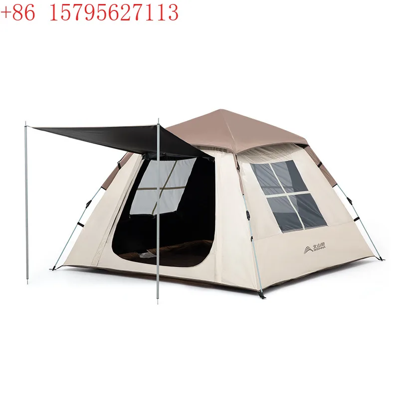 Tenda da esterno pieghevole portatile automatica parco campeggio attrezzatura da campeggio esterna protezione solare in vinile ispessito antipioggia