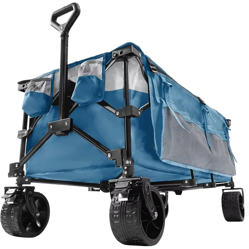 STLF All - Purpose Foldable Camping Wagon , Durable, Multi - Pocket Design for Camping, Hiking & Outdoor Adventures