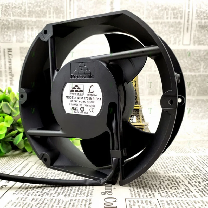 

H для Protechnic MGA1724MB-O51 17251 24 В 0,39 А 9,36 Вт охлаждающий вентилятор