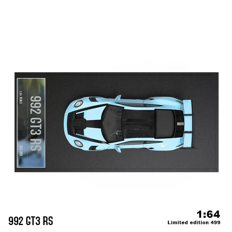 TIME MICRO 1:64 992 GT3 RS Painting Alloy Car Model Model Car Collection& Display& Gift