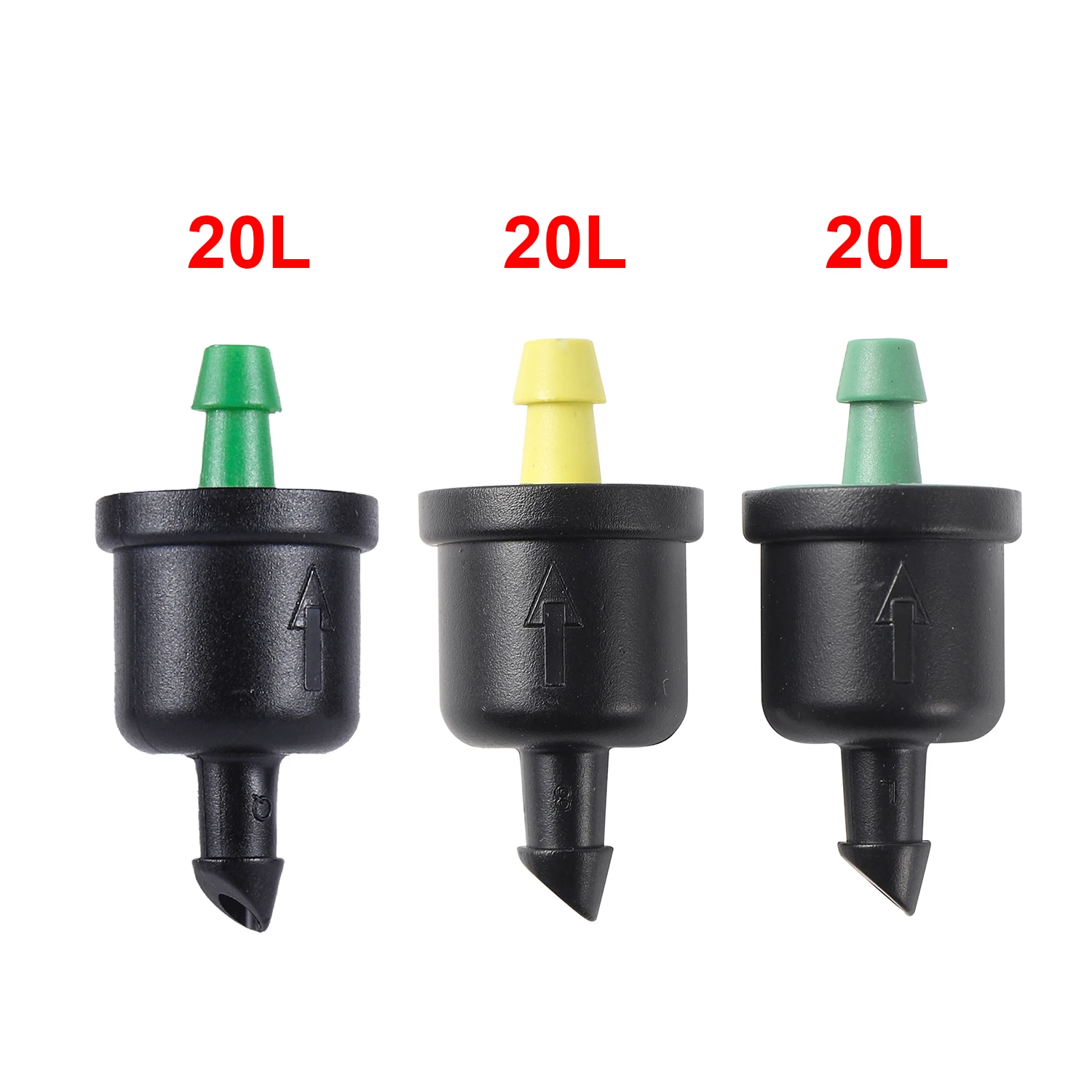 20Pcs 20L 30L 40L Mini Pressure Automatic Compensating Dripper Steady Flow Garden Drip Irrigation Regulator Emitter Save Water