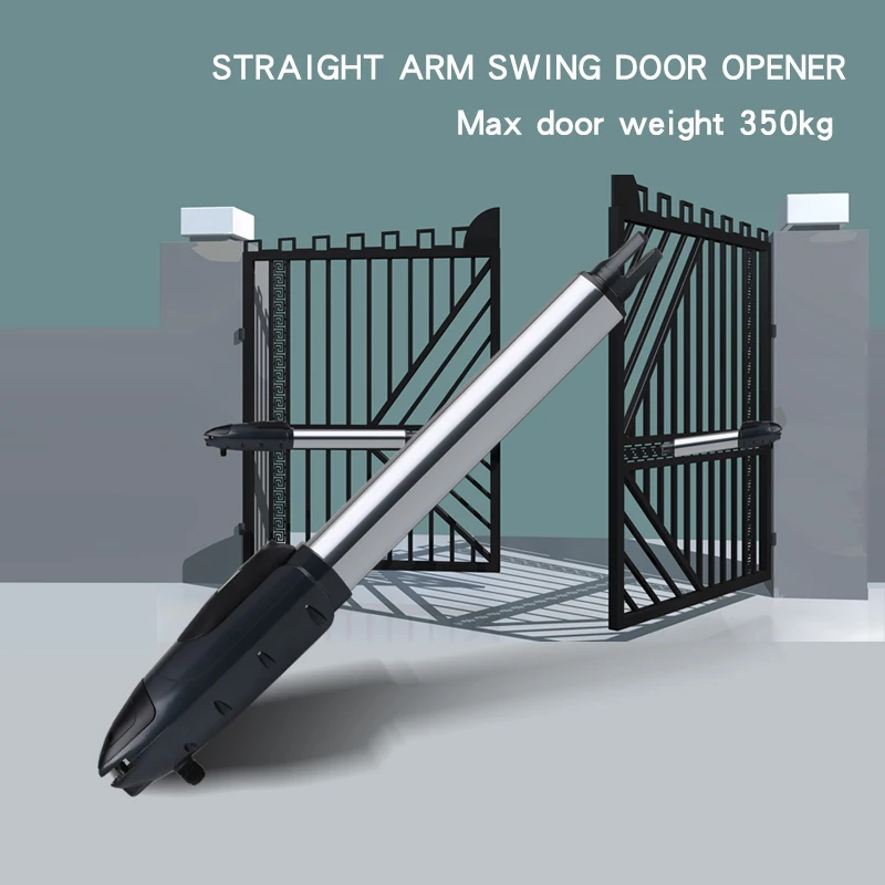 350kg door width dc swing automatic gate motors with access control machine