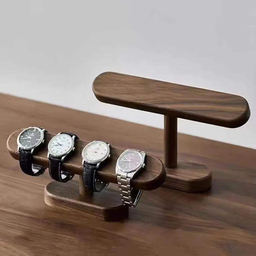 New Walnut Watch Bracket Multi-functional Watch Storage Jewelry Bracket Chain Anklets Watch Bracket Display Holder