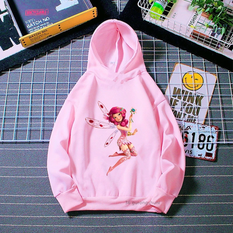 

Fashion Girls Hoodie Cool Anime Mia And Me: The Hero Of Centopia Cartoon Print Girls Autumn Winter Long Sleeve Sweatshirt Coat