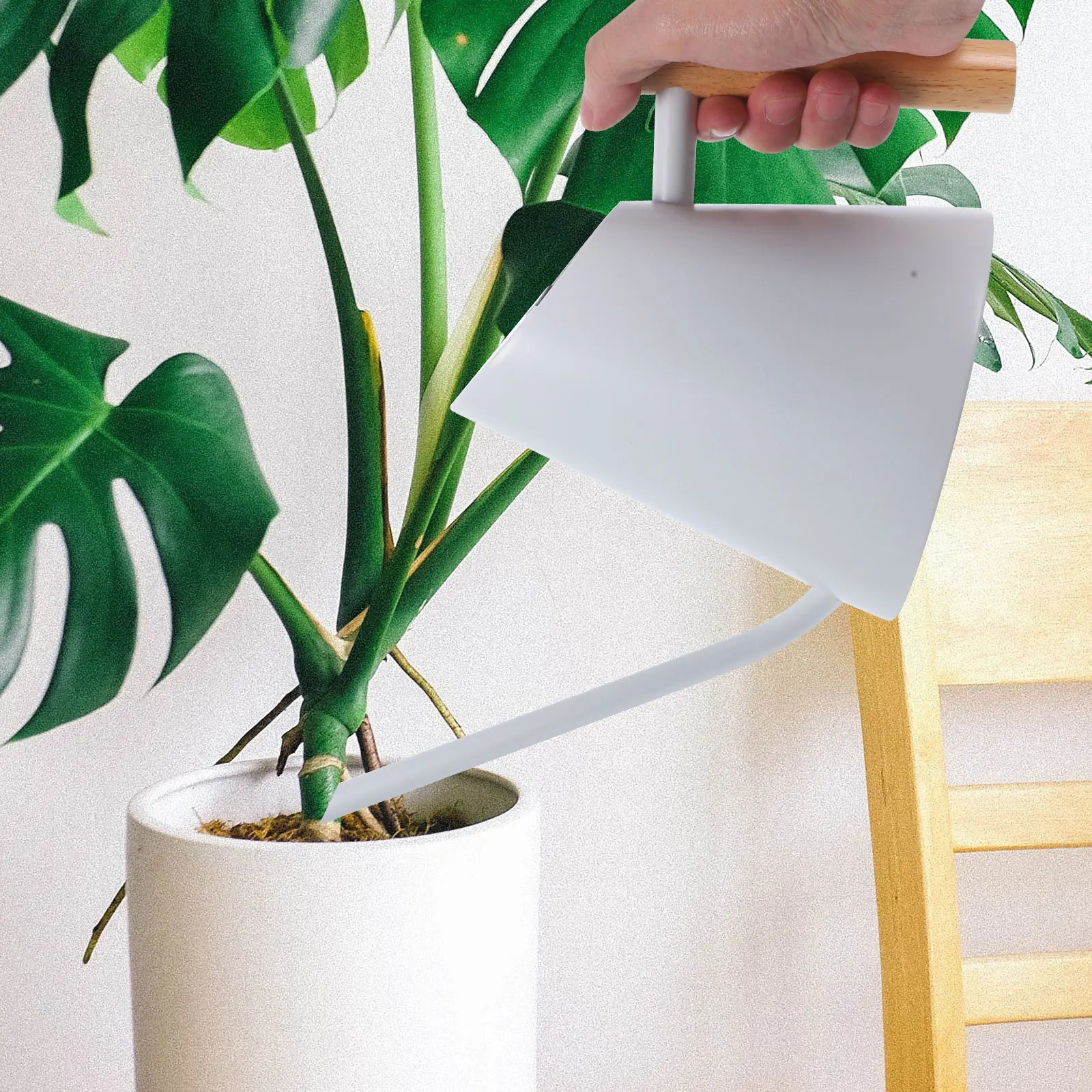 

Watering Can Small Outdoor Pot Gardening Houseplant Cans Plants Stainless Steel Large Opening Ergonomic Handle Suitable Garden