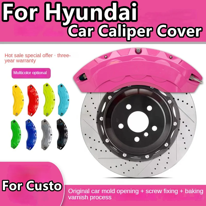 For Hyundai Custo Brake Caliper Cover Modification Kit Fit 1.5T 2.0T 270TGDi 380TGDi GLS LUX TOP DLX Premium 2021 2022 2024