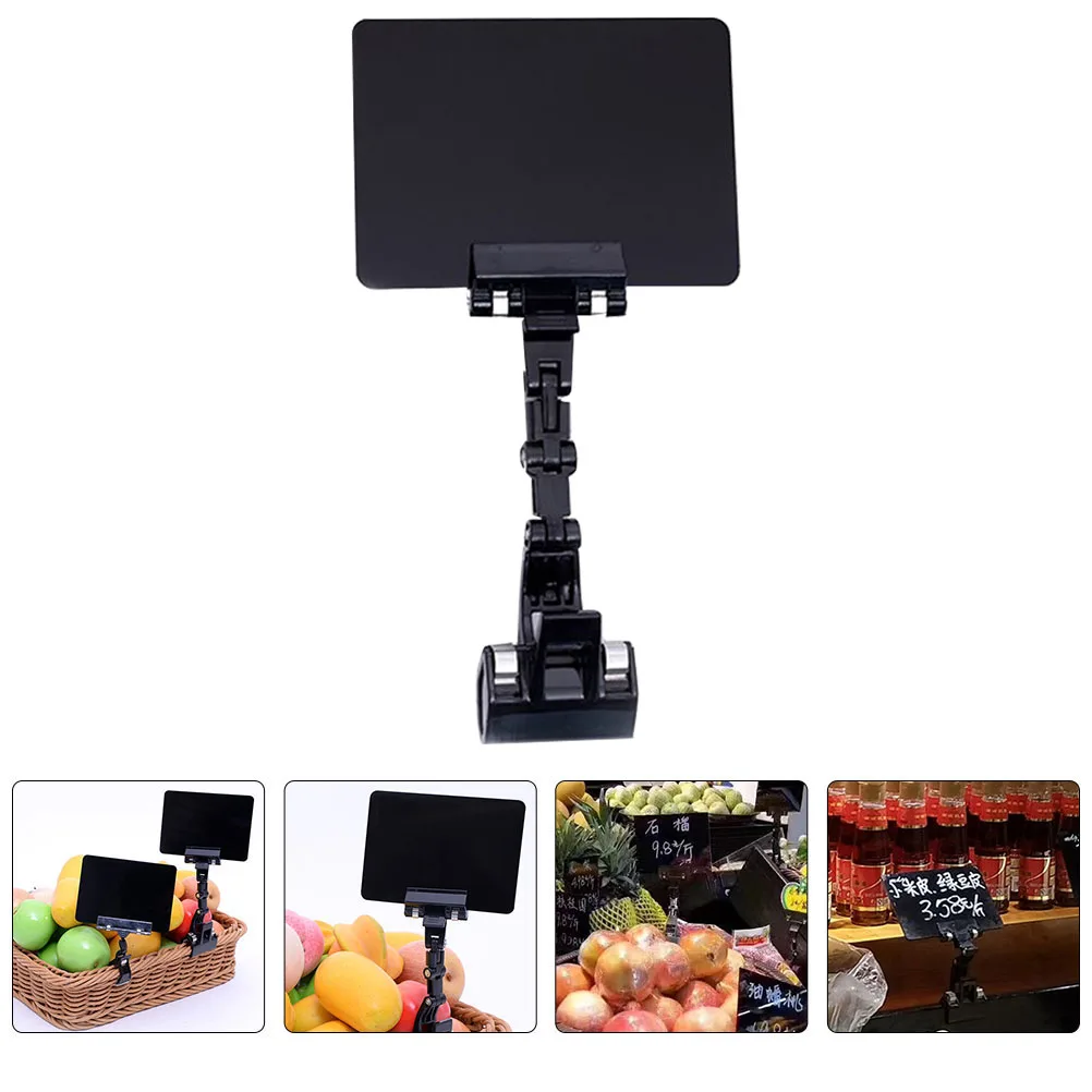 

Fruit Price Label Retail Sign Clip Display Stand Acrylic Holder Lightweight Display Stand Hardware