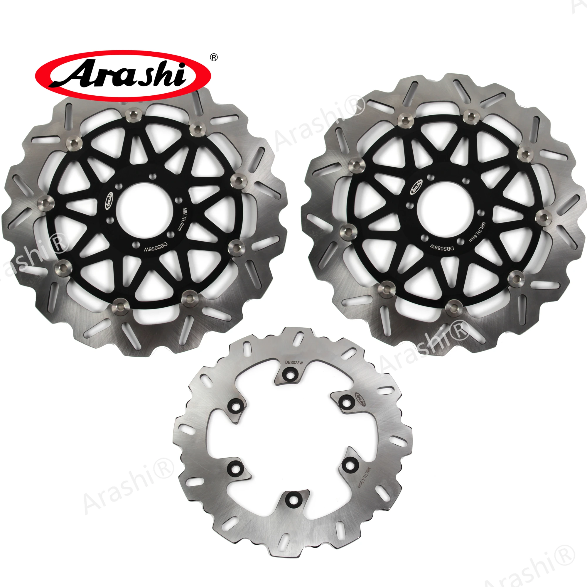 Arashi 1 Set For DUCATI SPORT 620 2003 2004 CNC Full Floating Front Rear Brake Disc Rotors SS SUPERSPORT JUNIOR 400 1992-1997