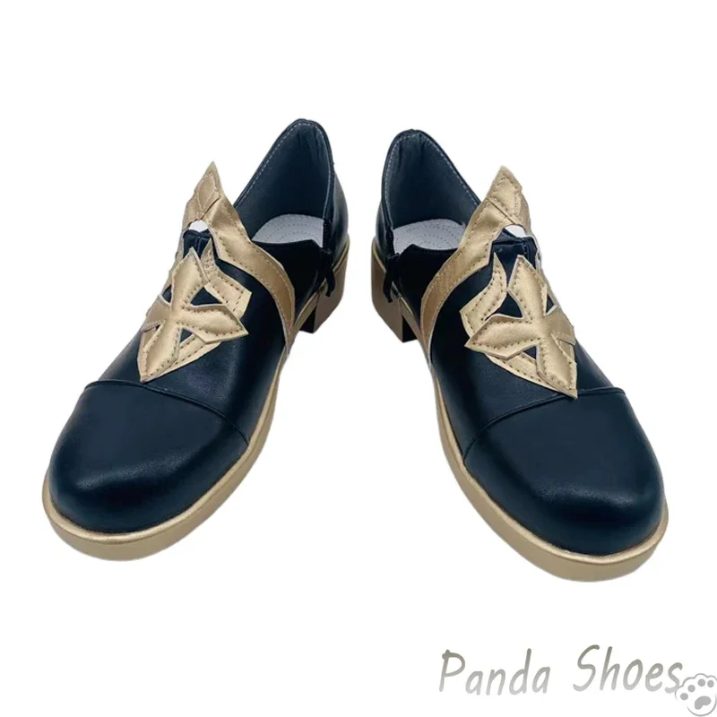 รองเท้าคอสเพลย์ Genshin Impact Montaglia Symphony สำหรับงานอนิเมะ เกม คอมมิค คอสเพลย์  พร็อพสำหรับงานคอนเวนชั่น ปาร์ตี้ฮาโลวีน