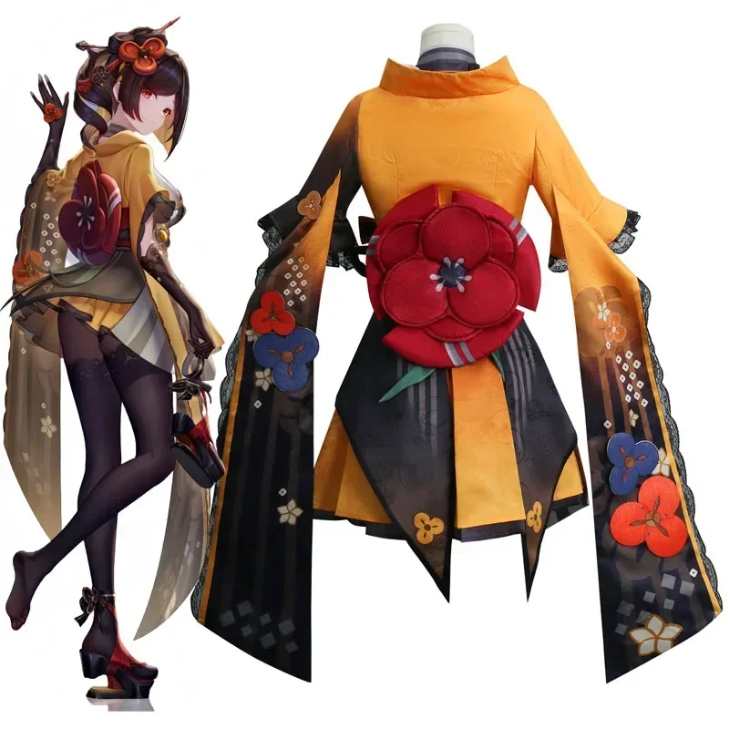 Chiori Costume Cosplay Genshin Impact Parrucca uniforme Anime Stile cinese Halloween Chiori Abiti cosplay Costume