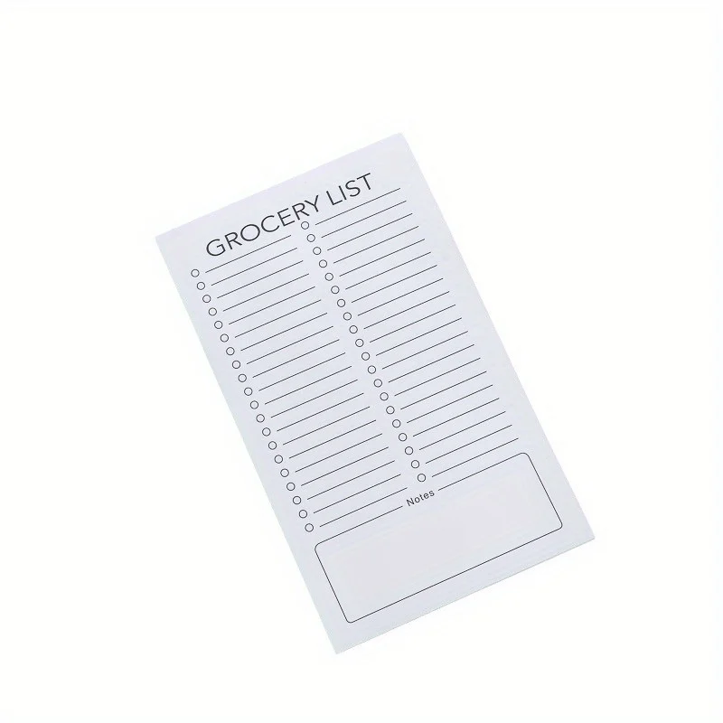 1pc/2pcs Grocery List Magnet Pad For Fridge, 1pc/2pcs Magnetic Notepads For Refrigerator, Magnetic Grocery List Pad For Fridge