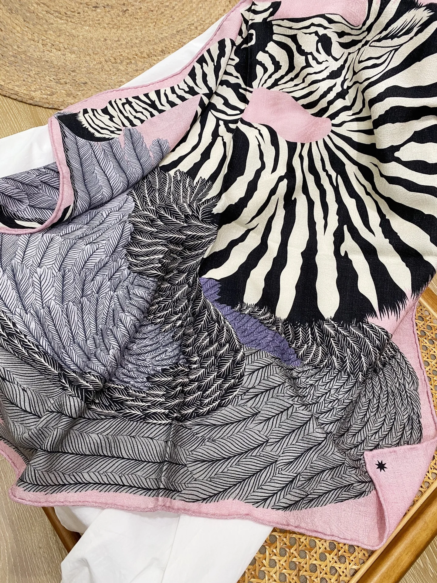 Double Side Silk Wool Scarf Women Hand Rolled Edges Shawls Winter Square Shawls Head Clothing Decoration Christmas gift