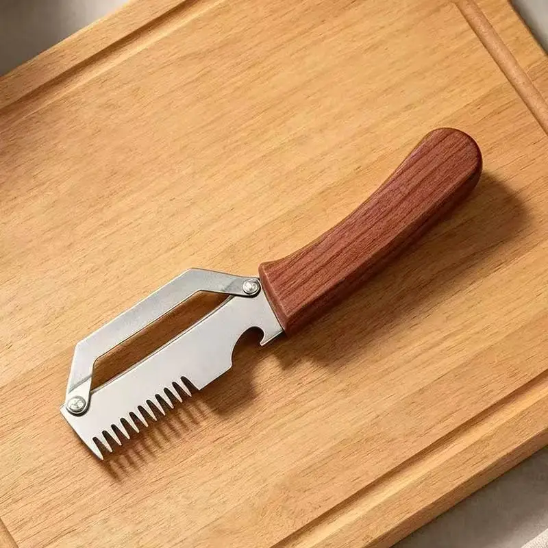 Multifunctional Double-sided Fruit And Vegetable Peeler Kitchen Food Preparation Expert Comb Shaped Scallion Slice Knife