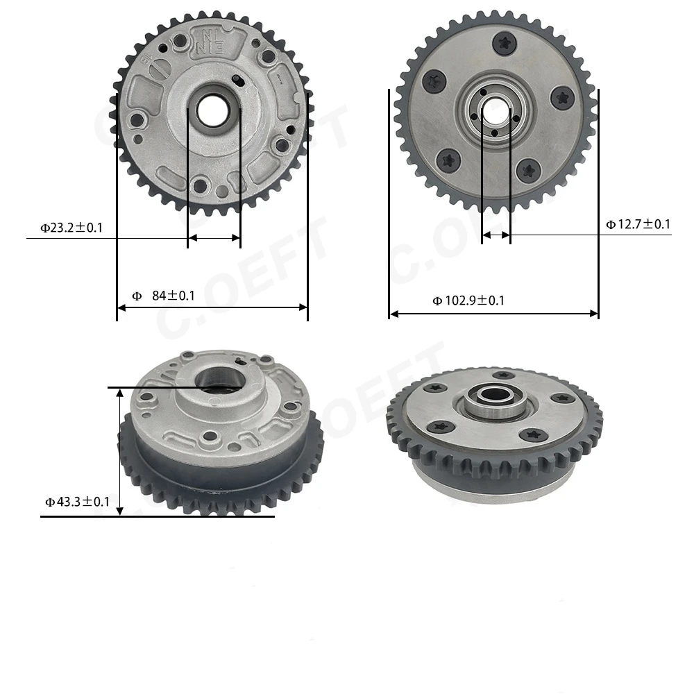 Camshaft Gear Camshaft Adjuster (Intake Side) 11367506775 for BMW 5 6 7 Series X5 E60 E61 E63 E64 E53 E70