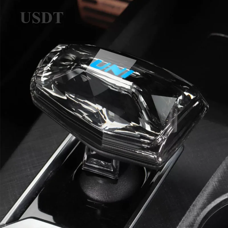 For Changan UNIK UNI-K UNIV UNI-V 2023 2022 2021 Crystal Car Gear Shift Knob Cover Gears Handle Shifter Modified Accessories