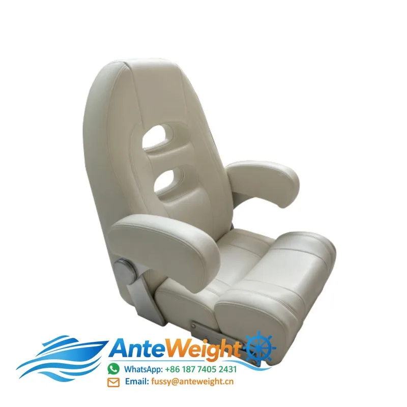 Marine RV Reversible Folding Seat Chair Captain Bucket Single Seat Sport Flip up Boat Seats Marine Hardware Fitting