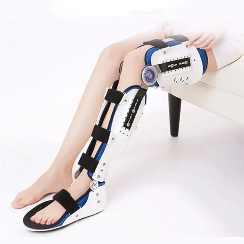 Knee Ankle-foot Fixation Support,Knee Fracture Leg Rehabilitation Foot Support,Adjustable Lower Limb Fixation Braces Health Care