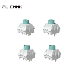 FL·ESPORTS POM Ice Mint Switch Gateron Pro & Kailh White Switch for Mechanical Keyboard DIY Outemu Gateron Cherry MX Keyswitch