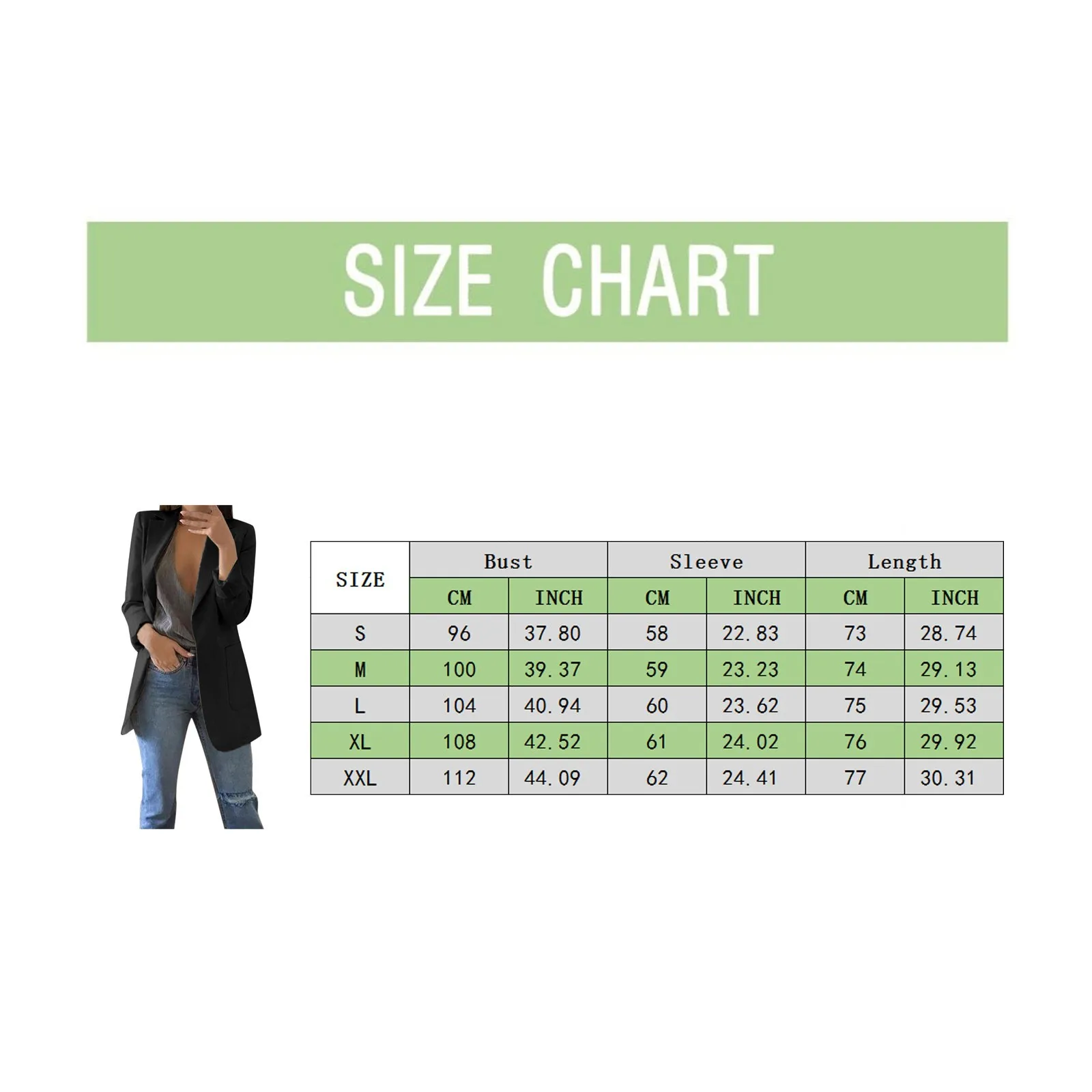 2024 Spring and Autumn Female Jacket Oversize Office Long Sleeve Solid Color Coat Loose Casual Clothes Women's Blazers Jacket