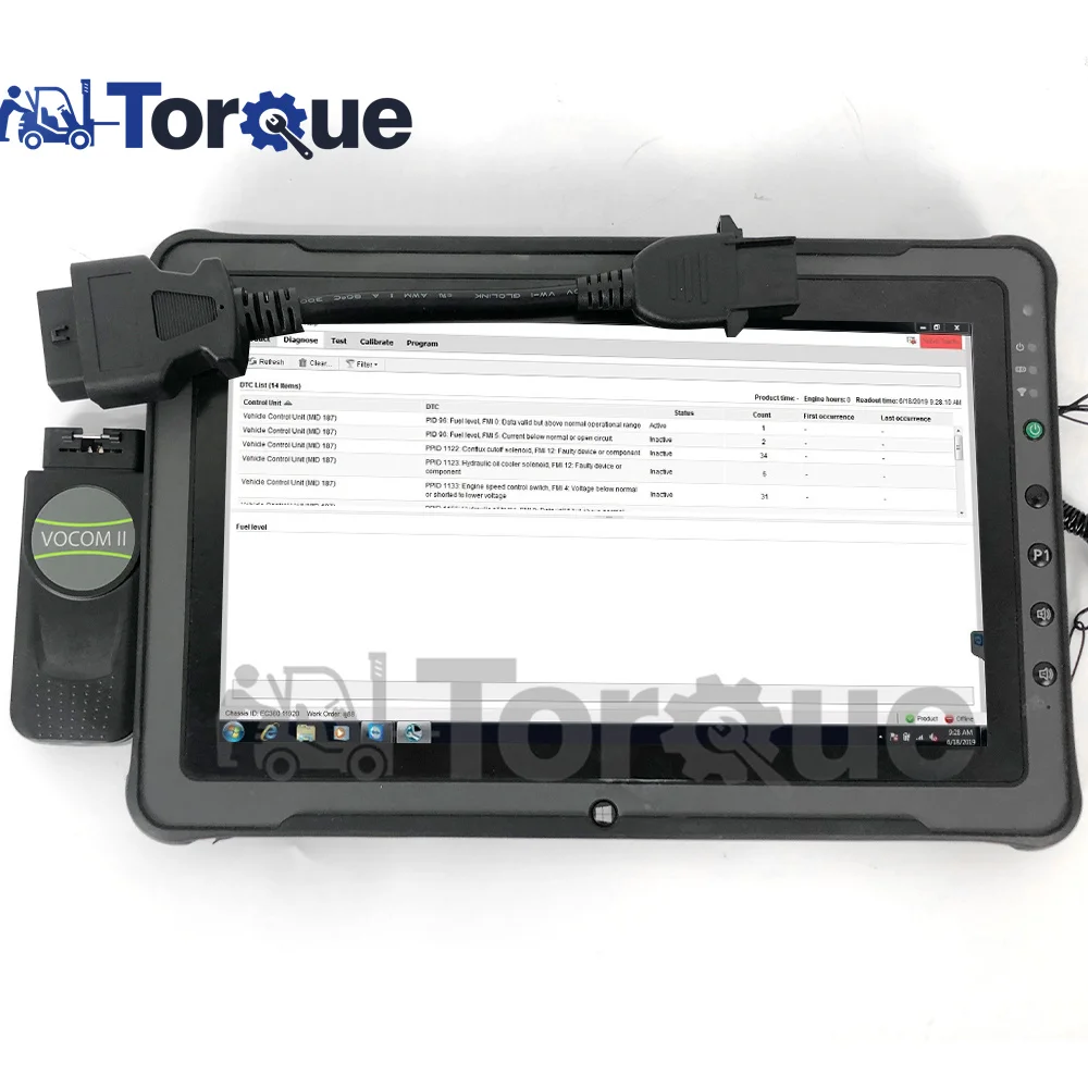 

For Vocom 2 88890400 Truck Bus Construction Excavator For Vocom Ii Vocom2 Mini 88894200 Diagnostic tool with getac Tablet