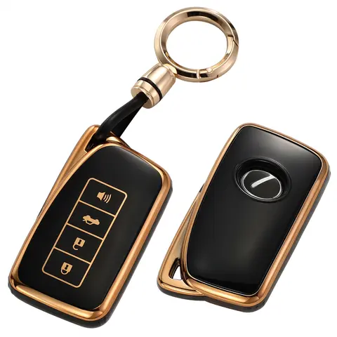 렉서스 NX IS RX ES GX LX LS UX GS 200 260 300 350 NX200 NX300 용 자동차 열쇠 고리 보호 케이스