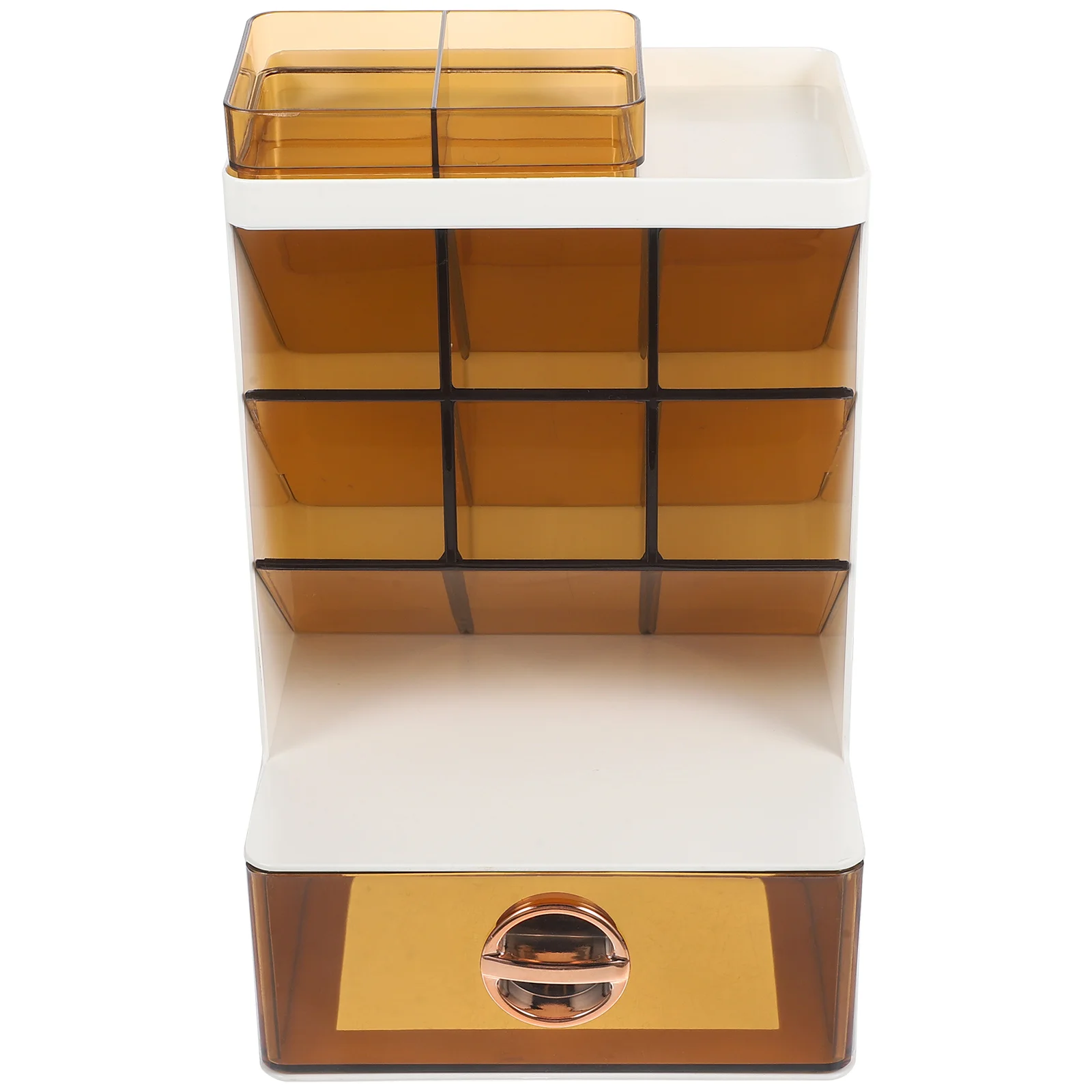 

Pen Holder for Desk Storage Box Table Organizer Multifunctional Stationery Office Organization Brown