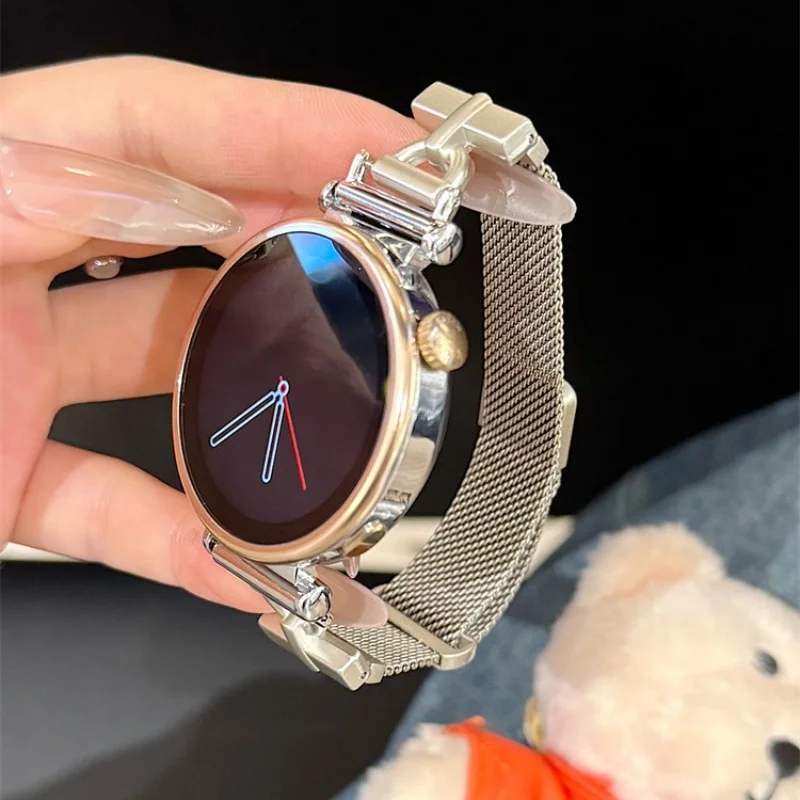 

D-shaped bow Milan suitable for Huawei GT5/GT5 Pro/GT4/GT2/3/4 22mm/20mm/18mm fashionable strap