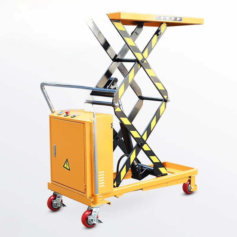 Electric lifting platform car Small electric hydraulic platform Mobile scissor Lift