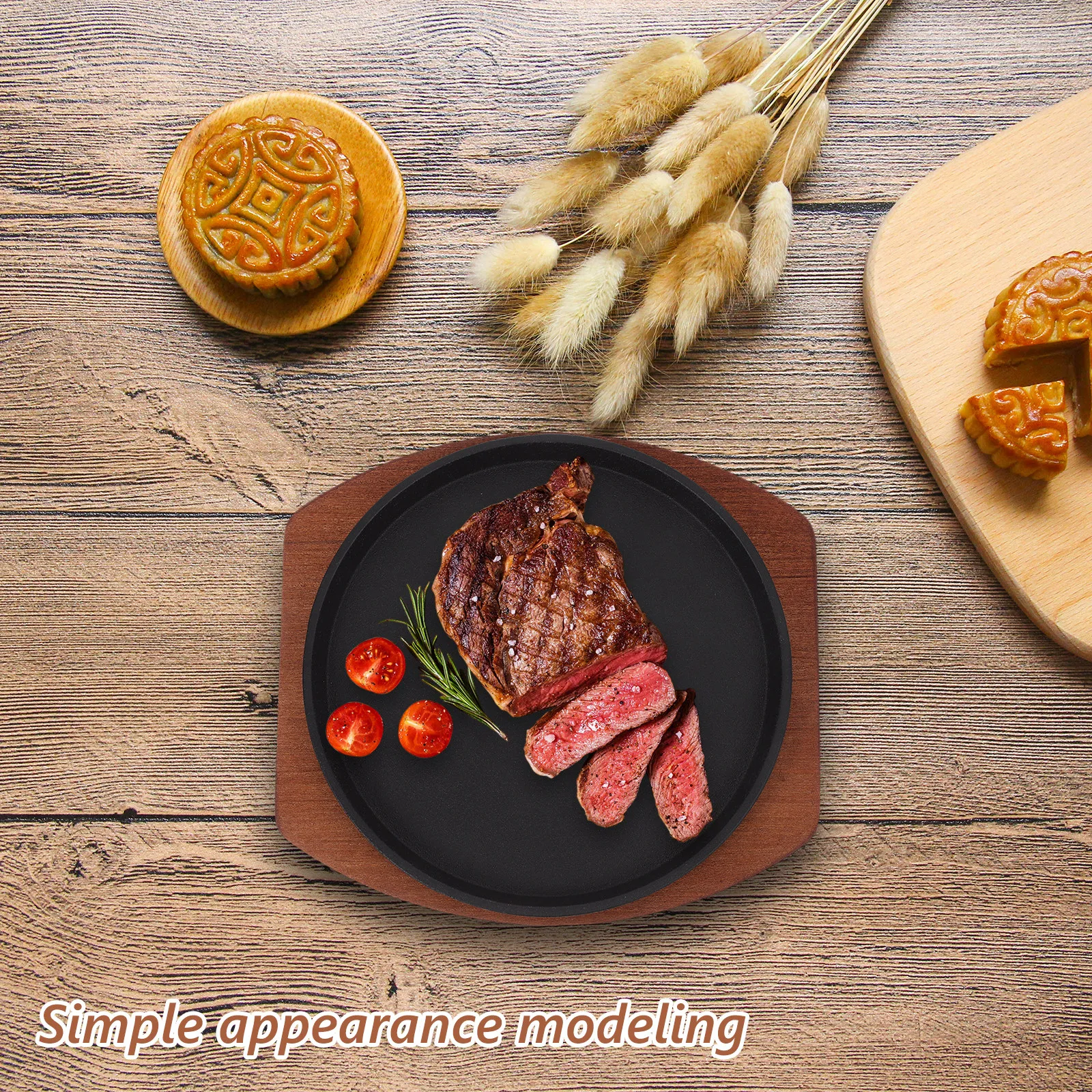 1Pcs 주철 그릴 팬 스토브탑 바베큐 팬 19Cm 라 - Camping Cooking Bbq 리뷰 및 가격