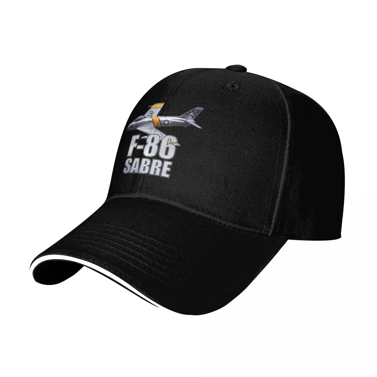 North American F86 Sabre Fighter Jet Illustration Baseball Cap Men Women Casual Summer Sport Sun Cap