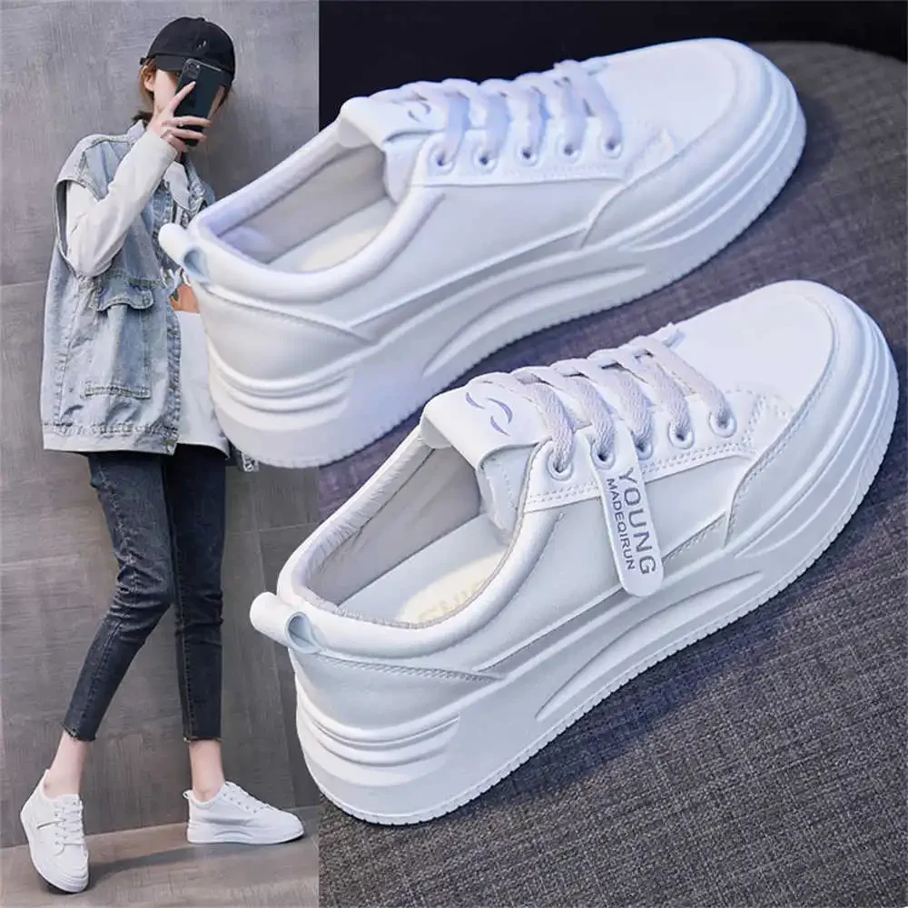 High Platform Autumn Blue Shoes Women Vulcanize White Moccasin Woman Sneakers Luxury Brand Sports Real Tenids Basquet Skor