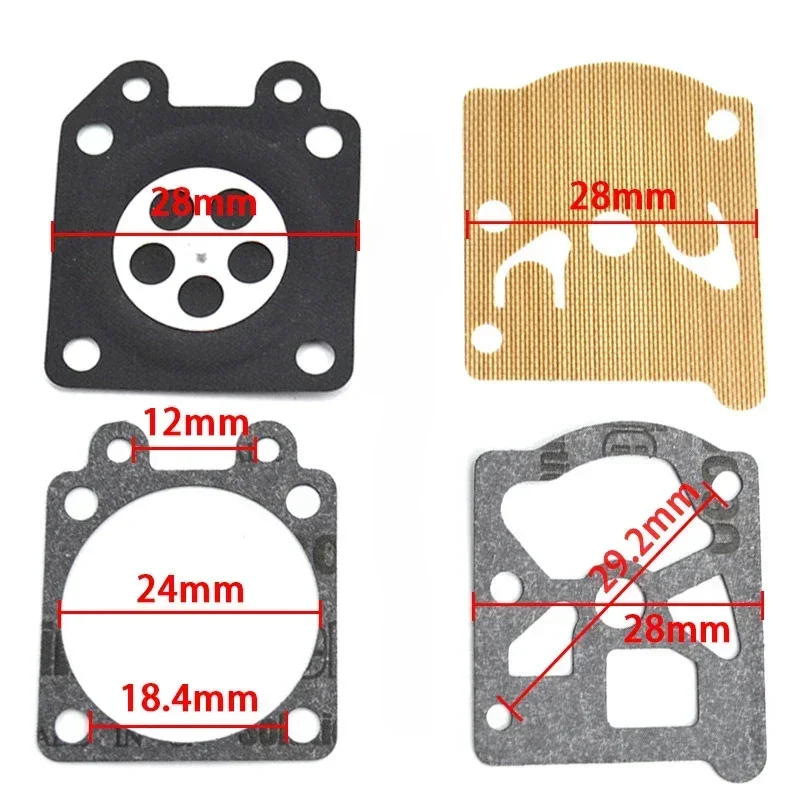 1 Juego de junta de reparación de motosierra de carburador de membrana para MS170 MS180 C1Q-S57B 018 017 piezas de cortacésped