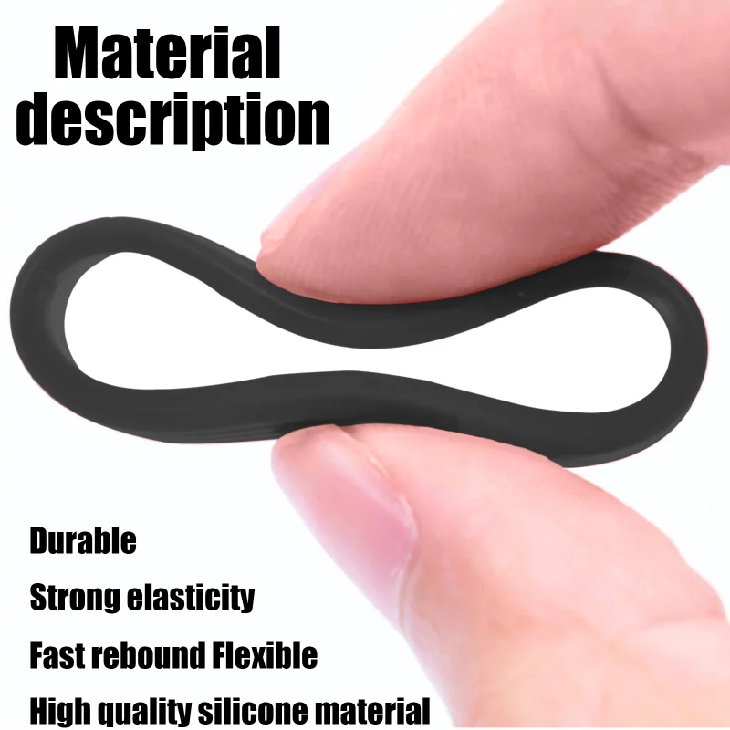 4Pcs Tennis Racket Overgrip Bands Non Slip Rubber Fixed Rings Replacement Grips For Badminton Squash Sports Rackets