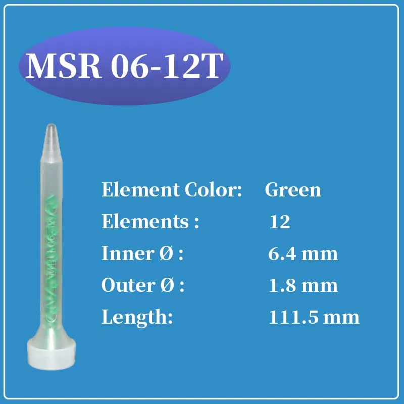 

Sulzer MSR 06-12T Статическая смесительная насадка - спиральный дизайн для дозирования смешивания метров