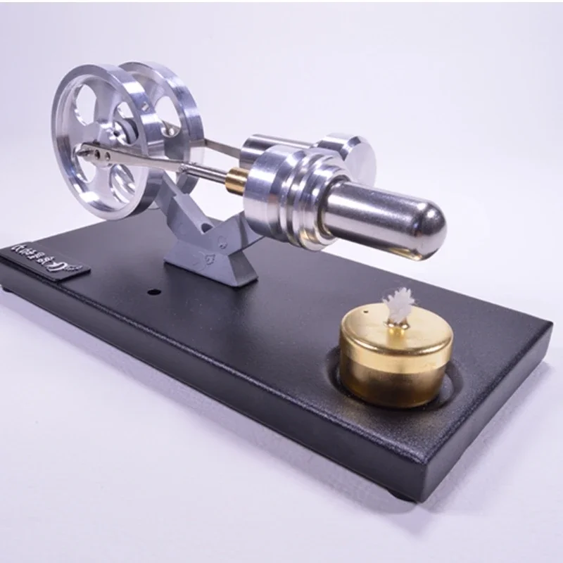 

Single Cylinder Stirling Engine Model Kit Metal External Combustion Engine Craft Science Experiment Toy Model