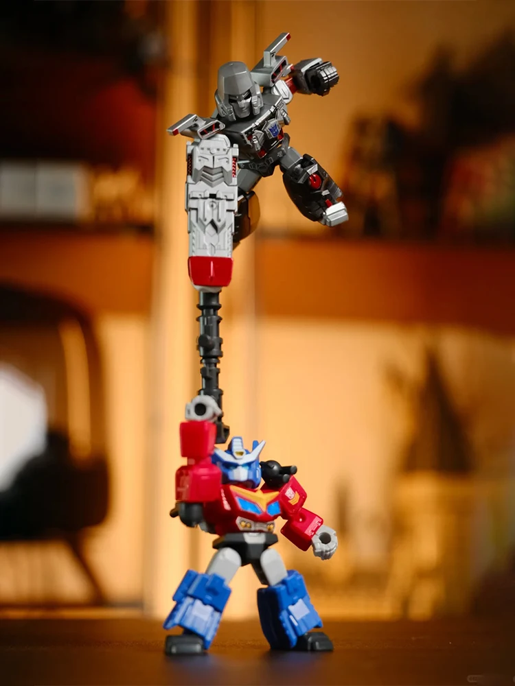 Blokees Transformation Blind Box Optimus Prime Megatron Tarn Arcee Star Edition Vol.8 Anime Figur Roboter Bausatz Modell Spielzeug Geschenk