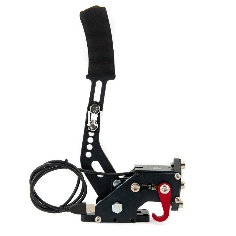 Aluminum USB Handbrake Compatible Logitech G29/G27/G25 T500 for Simulated Racing Games Dirt Rally Horizon Black
