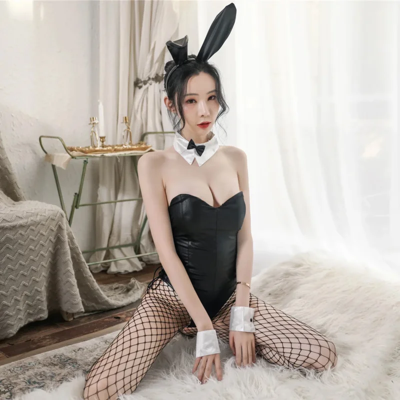 Seishun blind Yarou WA bunny girl senpai no Yume wo Minai cosplay Halloween costume for girls sexy cute bunny faux leather rabbi