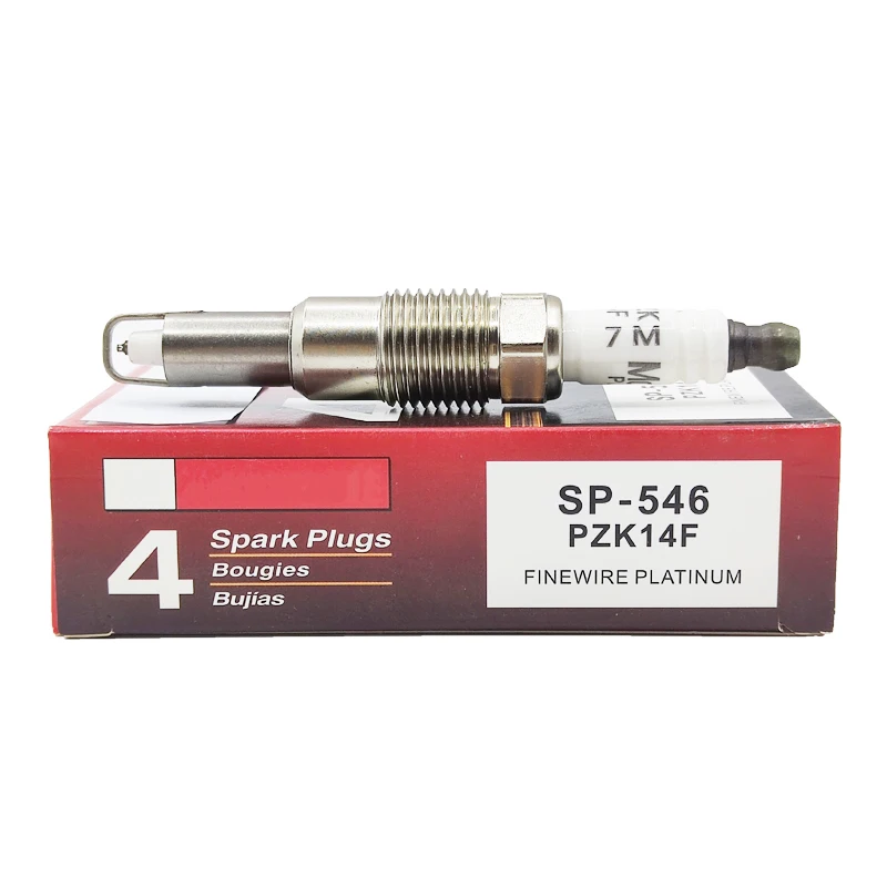 4PCS SP-546 PZK14F Motorcraft Platinum Spark Plug For Ford Expedition F150 F250 SP 546 PZK-14F SP546 CYFS-12Y-5 SP515 PZH14F