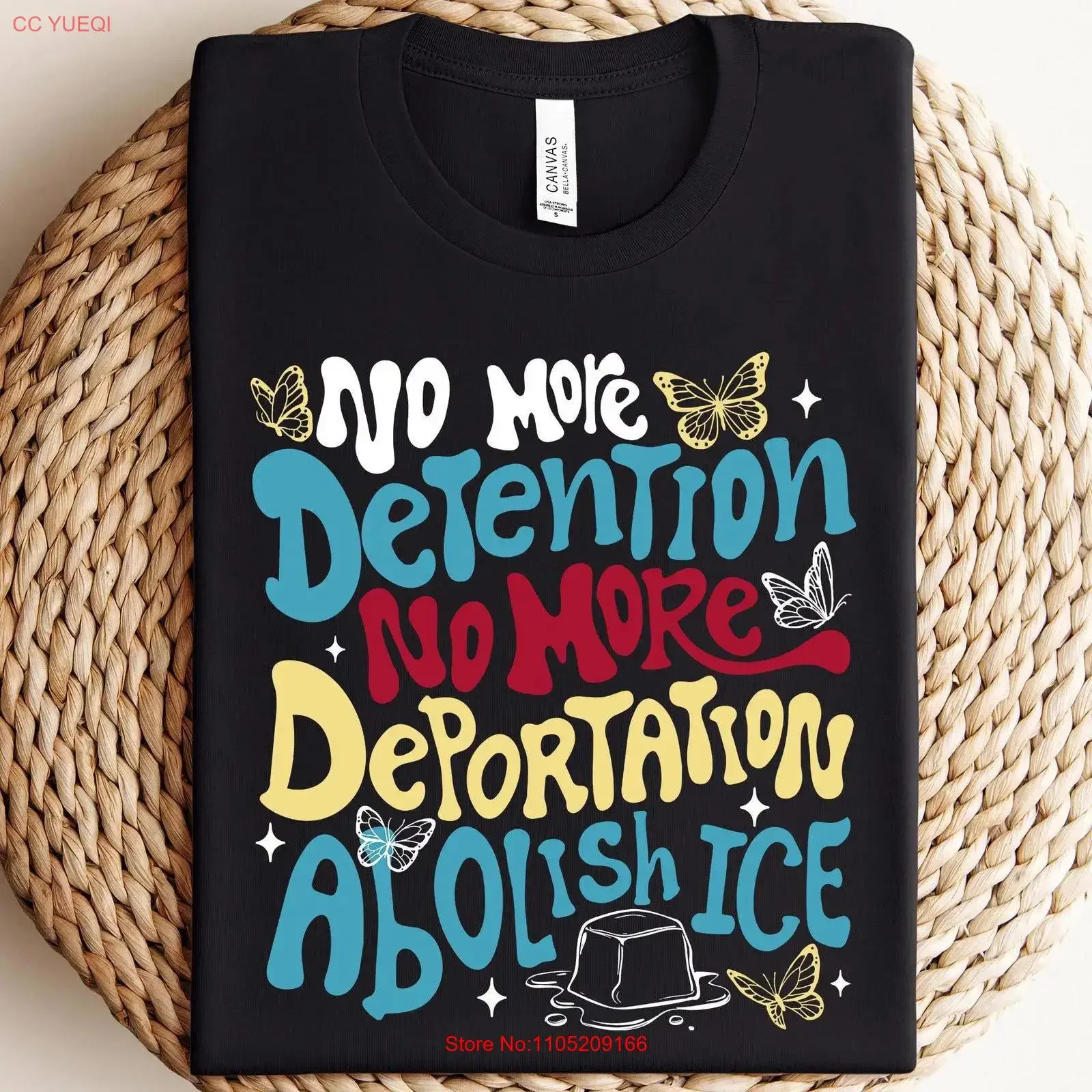 No More Deportation T Shirt Detention Immigration Abolish ICE Immigrant Human Rights Social Justice Anti vintage Washed Stylish