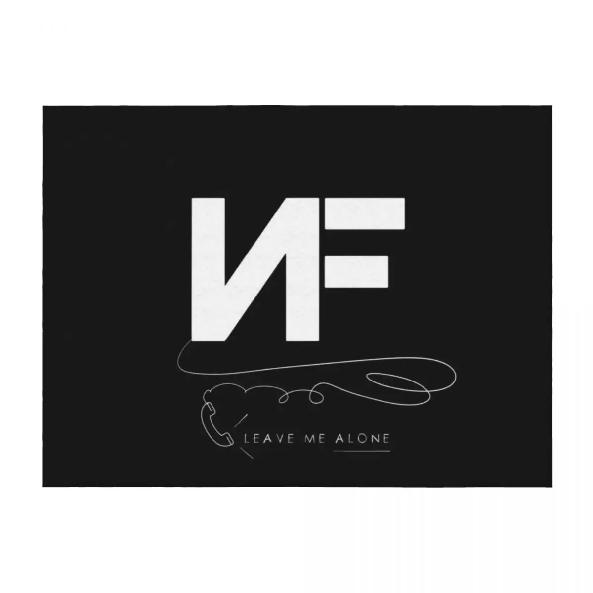 

Leave Me Alone Throw Blanket Decorative Sofas Kid'S for babies Winter beds Blankets