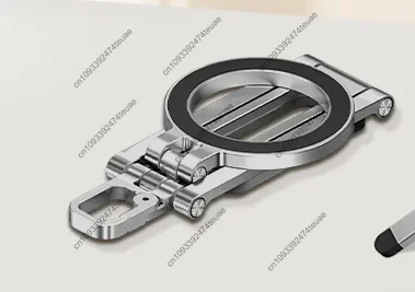 Foldable Ultra-thin Metal Phone Stand, Portable Triangle Holder, Universal Desktop Bracket for Free Shooting
