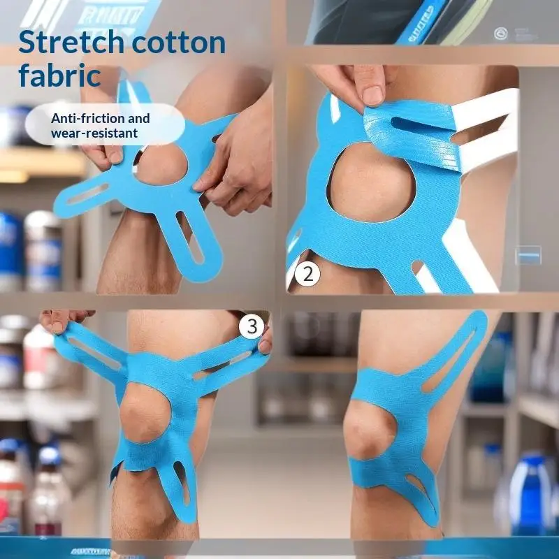 2Pcs Sports Knee Pads Elastic Cotton Support Running Cycling Gym Workout Adjustable Straps Joint Protection