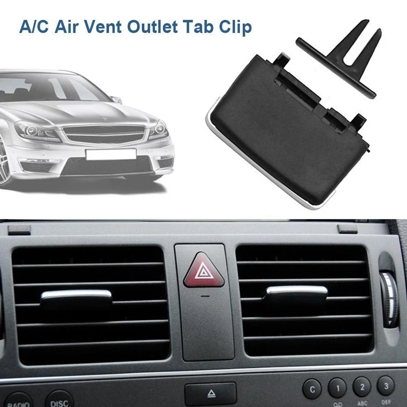 New3x A/C Air Vent Outlet Tab Clip Reparatur Kit Für Mercedes-Benz W204 C180 C200 C260